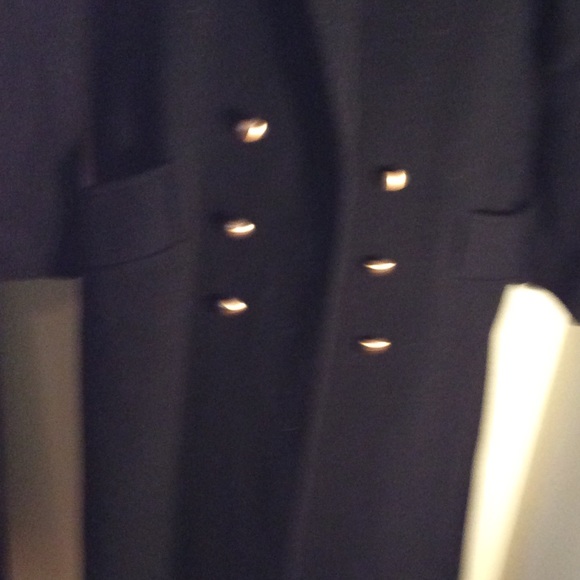 Long wool trench coat jacket - Picture 1 of 6